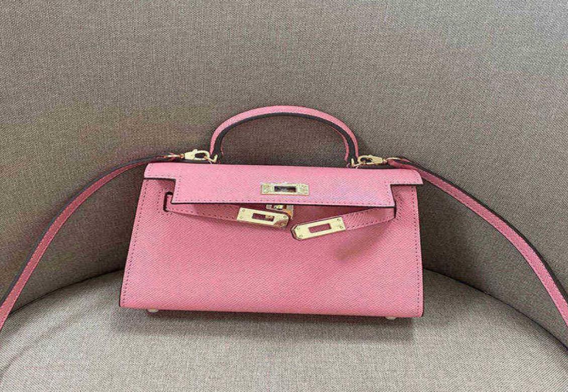 

Evening Bags Designer Kellies Handbags Leather fashion 19 inch second generation Mini small bag 22 25 women039s portable One Sh7299372, Dark grey