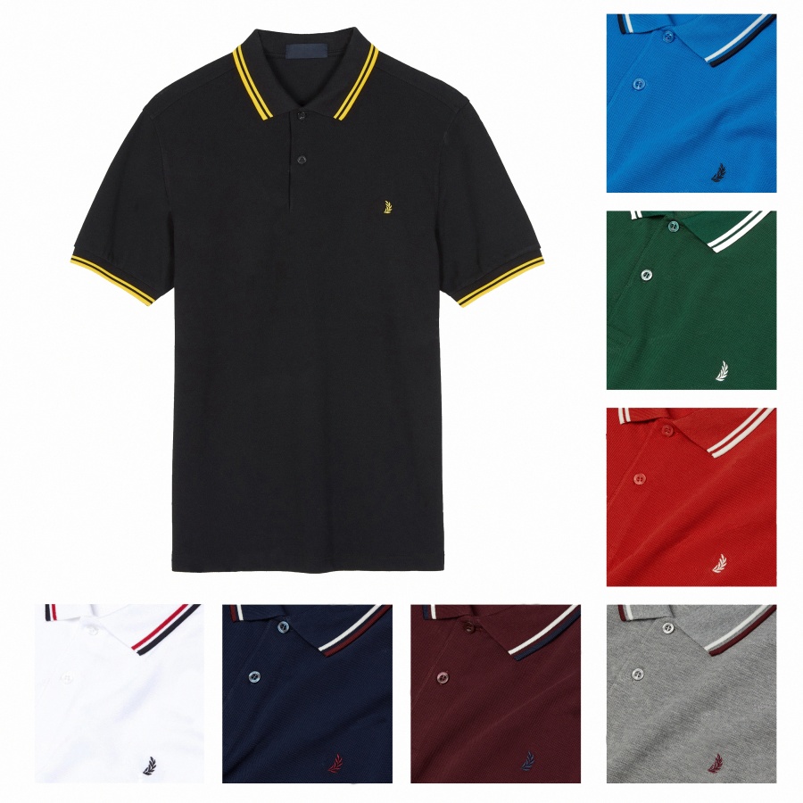 

Men's Fashion Polo Shirt Luxury Men's T-Shirts fred perry polo tee embroidery Short Sleeve Fashion Casual Summer shirt Asian Size S-2XL S1zl#, 12