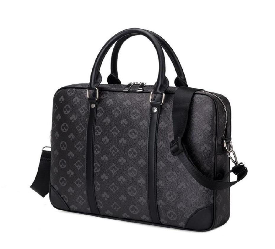 

Fashion Business Men039s Briefcase Notebook Computer Handbag Shoulder Office Messenger Bag PU 14 Inches9836289, Clear