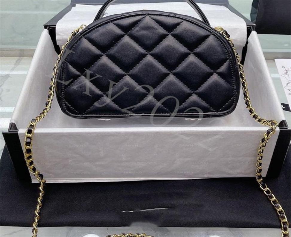 

Designer Evening Bag Cross Body For Lady Half Moon Bags Handbag With Straps Genuine Leather Top Quality 4 Color With Original Box 4721626, Sky blue