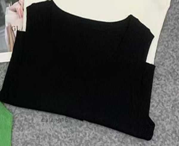 

Tank Top Cropped t Shirts Women Knits Tee Knitted Sport Tops Woman Vest Yoga Tees Womens Designer 2 79ES, Green short top