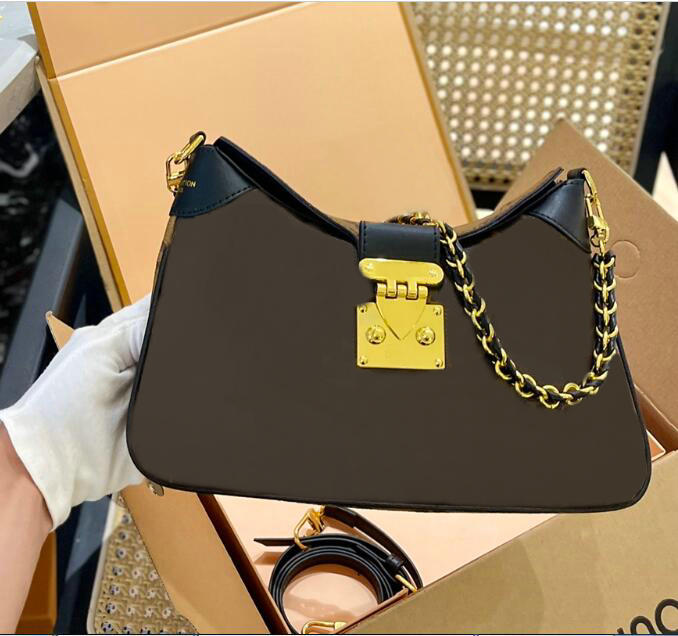 

Designers Twinny Shoulder Bag Womens Brown Reverse leather gold Chain Crossbody bags Fashion embossing Handbag Luxury Black Purse, White embossing