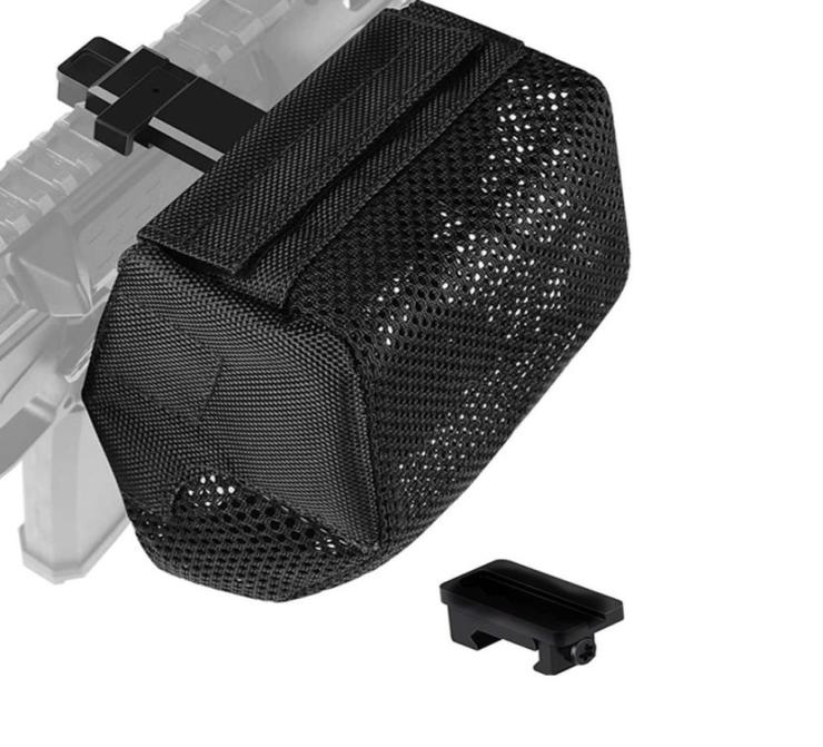 

Tactical Bullet Collection Net Pocket Outdoor Cartridge Case Recovery Bag Cartridge Case Trap Bag Brass Catch4937399, Black