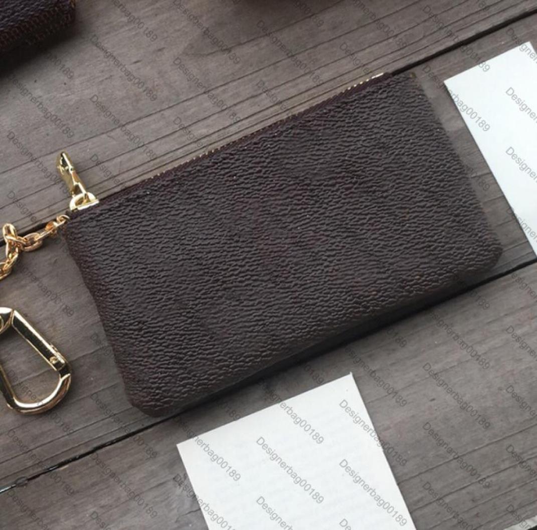 

M62650 KEY POUCH Coin Purse Wallet Classic Man Women Chain wallet With Dust Bag Box2246174, Black
