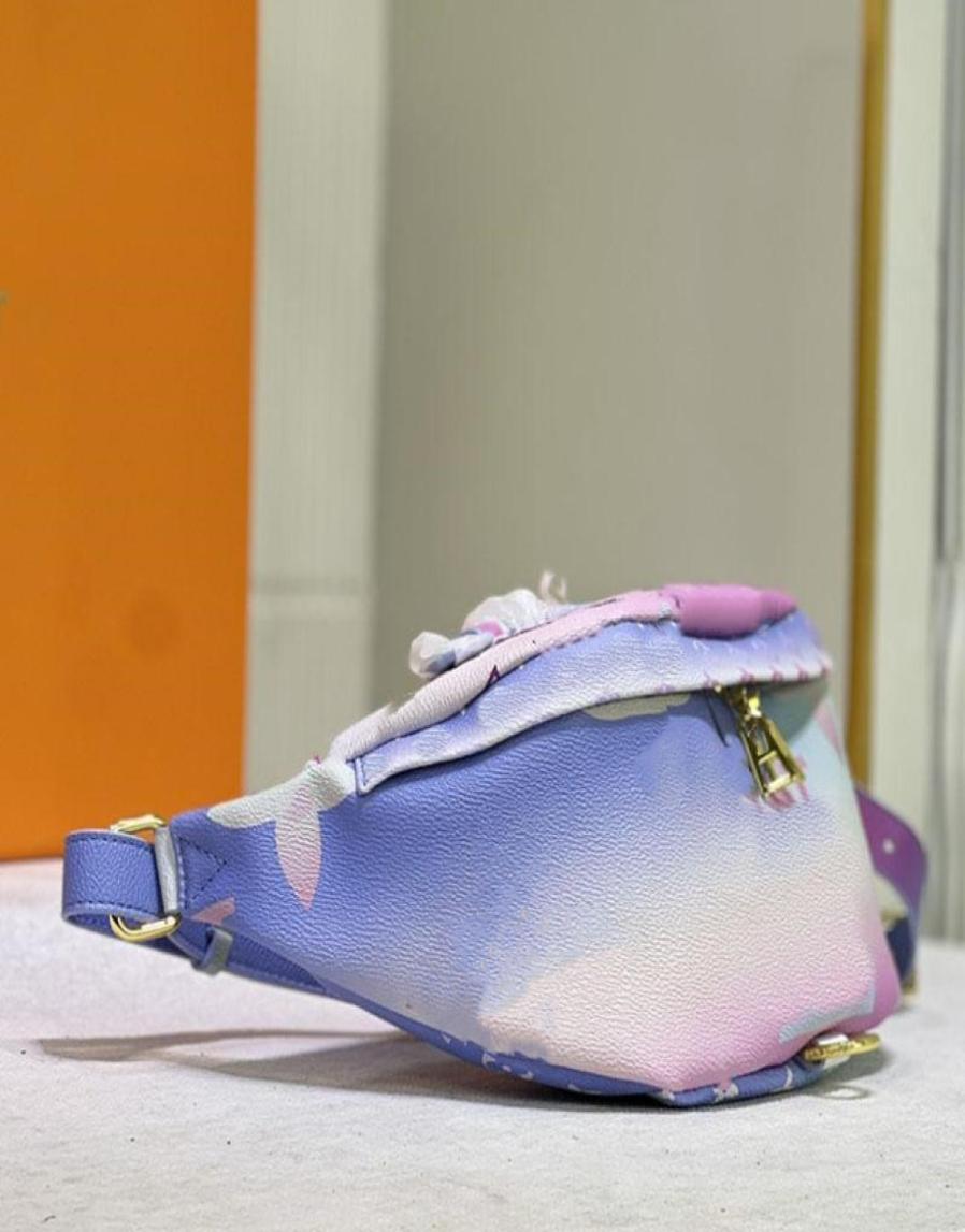 

Luxurys Designers BUMBAG Women men Bum Bags Belt Waist Purses Chest Bag Fashion Crossbody Woman Cross Body Handbags Monograms Genu8732641, Sky blue