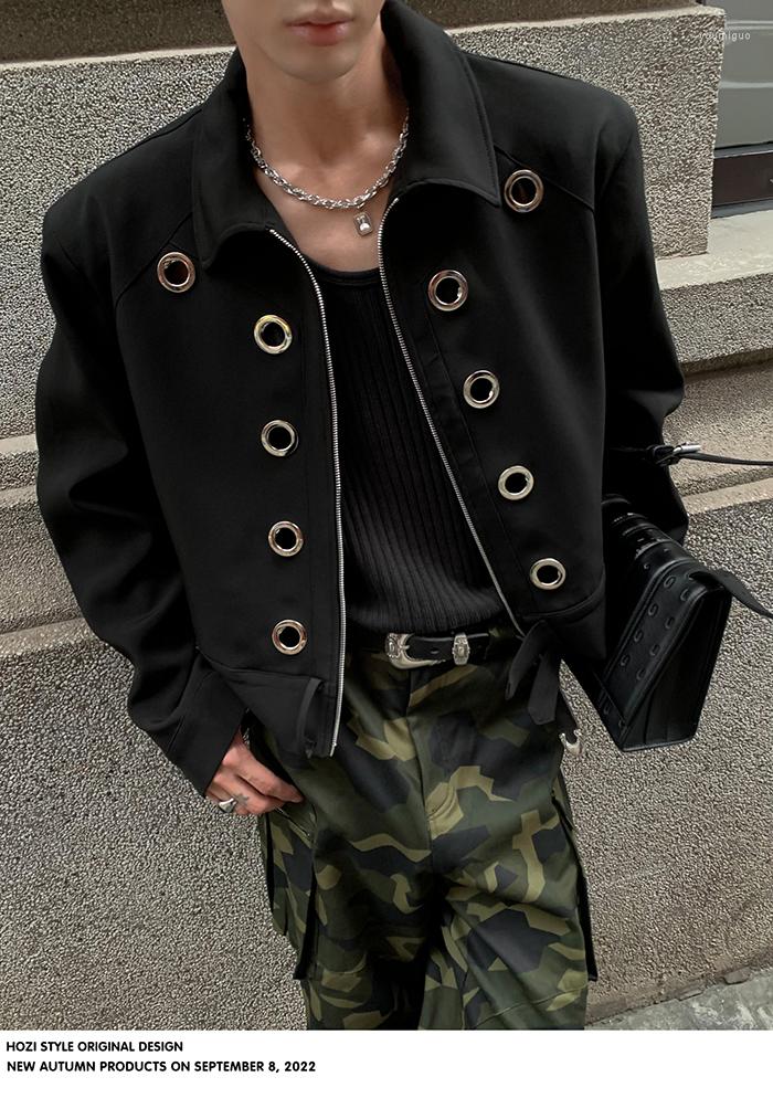 

Men's Jackets A2339 Fashion Men's Coats & 2023 Runway Luxury European Design Party Style Clothing, Picture shown