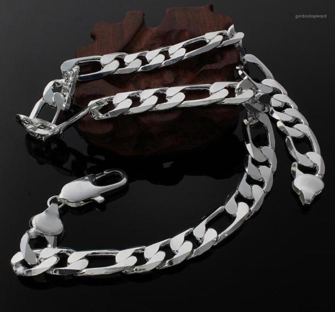 

Chains High Quality Classic 12MM Chain 925 Sterling Silver Big Necklace For Men Woman 1830 Inch Charms Fashion Party Designer Jew7382400