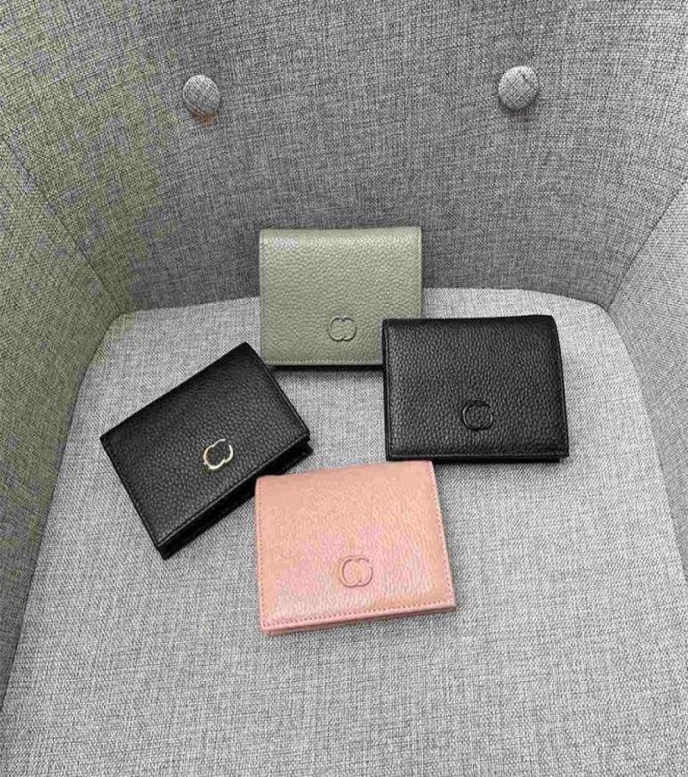 

Fashion Genuine Leather Wallet Designer Purse Women Men Purses High Quality Luxury Letter G Wallets Whole Car Holder Bag 220423230690, Grey