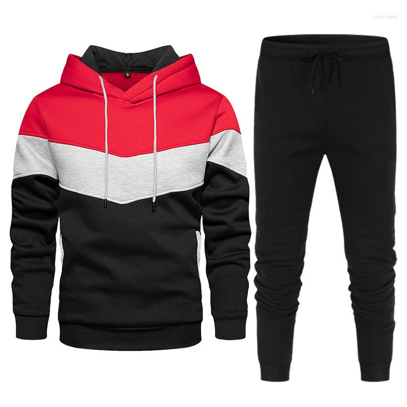 

Men' Tracksuits Sports Set Men' Spring And Autumn Oversized Loose Fitting Sweaters Hooded Casual Sportswear Two-piece, Khaki
