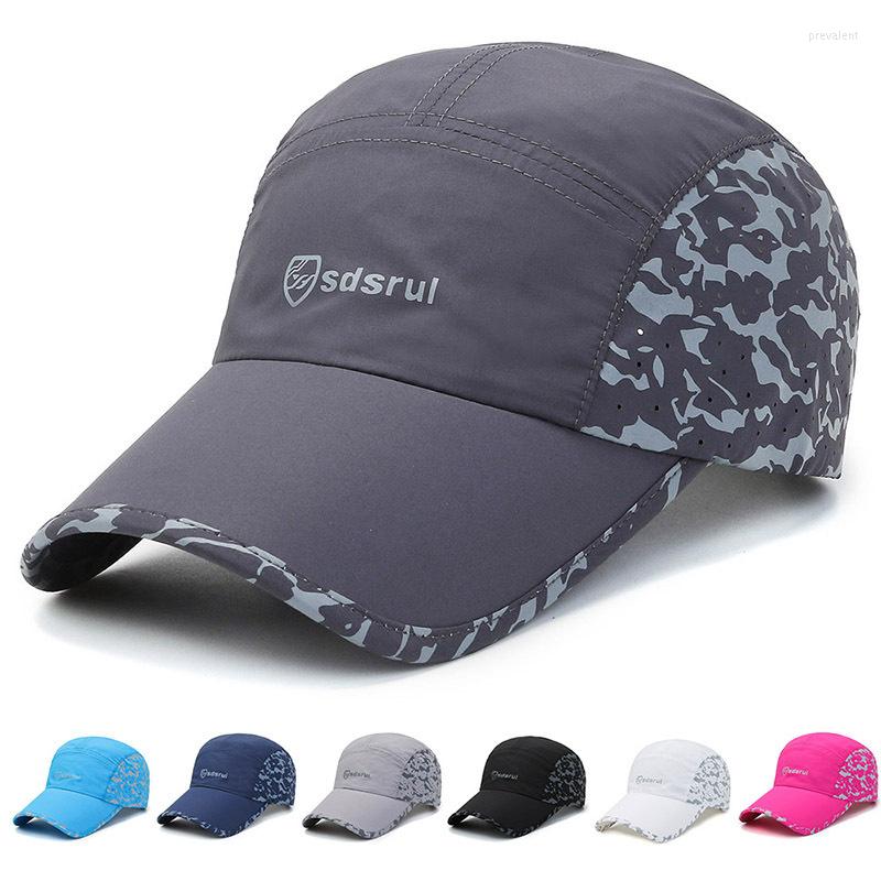 

Ball Caps Foldable Sports Cap Breathable Running Sun Protetion Quick Dry Leopard Print Baseball Lightweight Dad Hat, White
