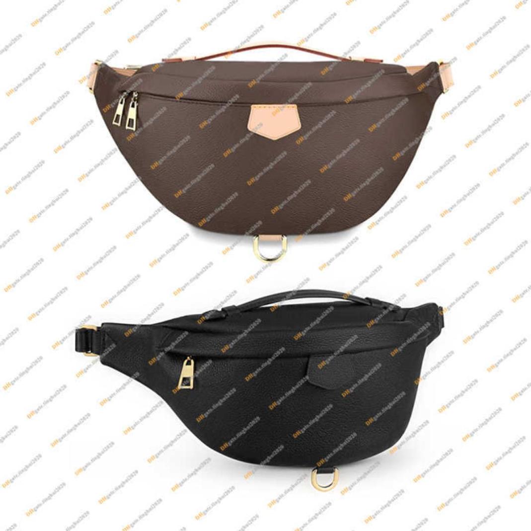

Men and Women Fashion Casual Designe Luxury Bumbag Waist Bags High Quality TOP 5A M43644 M44812 Purse Crossbody4706314, Brown