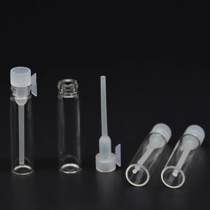 Clear 1ml Mini Dropper Bottles 1CC Sample Perfume Empty Bottle Essential Oil Vials Container 10,with Bulk Stock