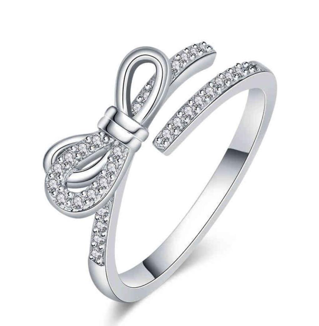 

Sier Simplicity Party Rings New Fashion Creative Hollow Butterfly Wings Jewelry Gifts for Women9858632