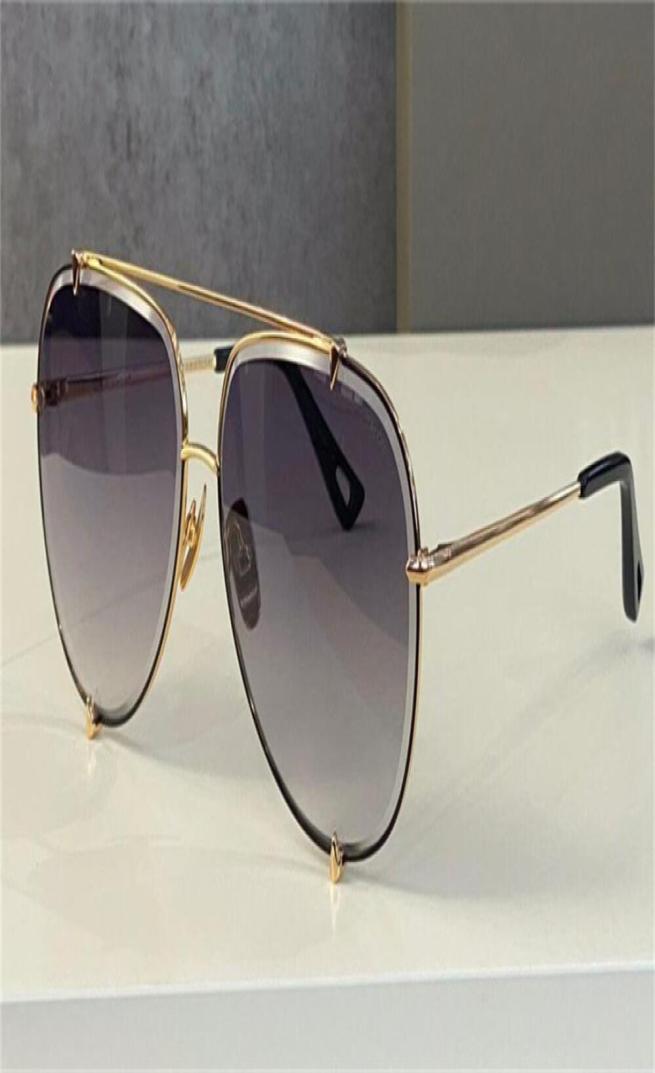 

New fashion sunglasses 23007 TALON men design metal vintage eyewear pilot frame UV 400 lens outdoor glasses top quality1138246