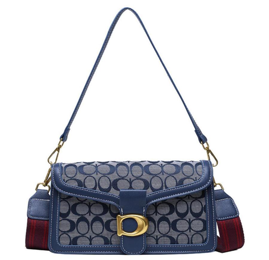 

Evening Bags design Messenger Bags Postman Handbag Purse Classic Letter Print Leather High Quality Women Shoulder God of Wine Cros2573868, Blue