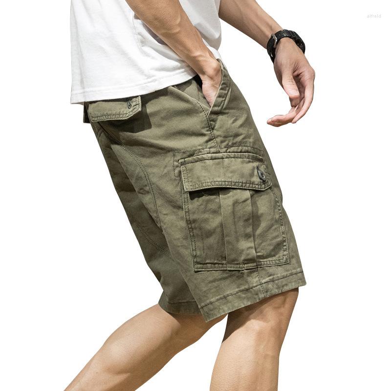 

Men' Shorts Cargo Men' Tide Brand Ins Omnibus Day Trend Casual Loose Five Points Pants Summer Thin Style, Black