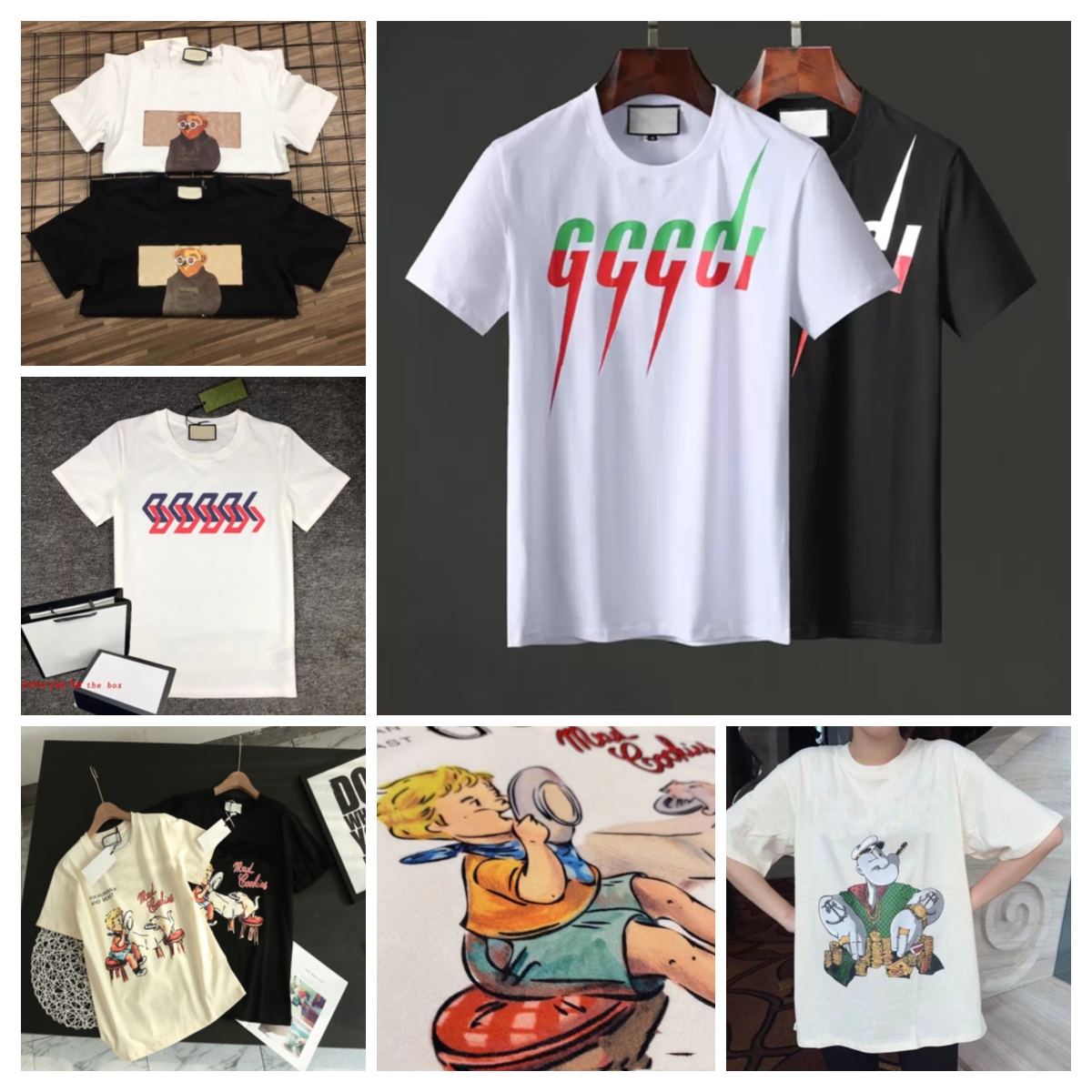 

mens t shirts designer bags designer t shirts luxury men tees wear summer round neck sweat absorbing short sleeves outdoor breathable cotton printed lovers' clothing, Gg 44