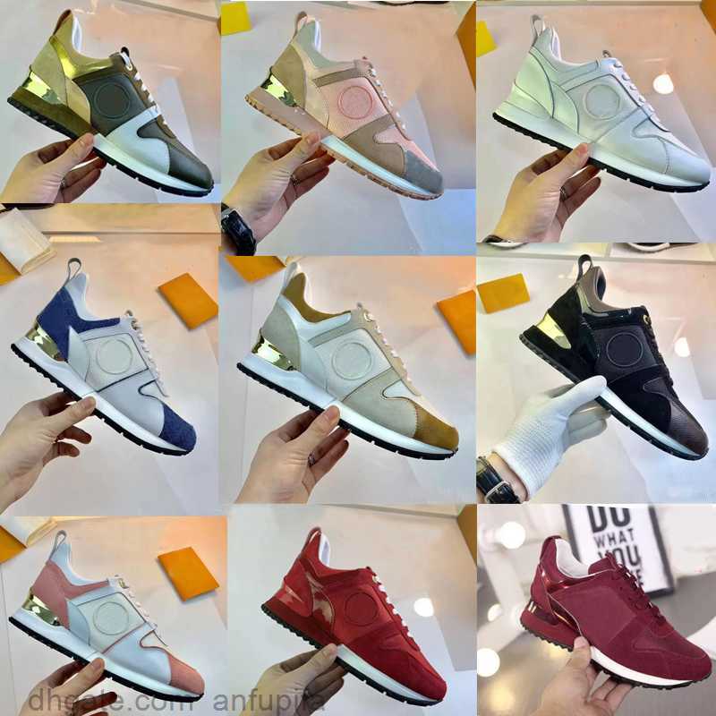 

platform men gym Casual shoes women Travel leather lace-up sneaker 100% cowhide fashion Letters Trainers Thick bottom designer shoe Flat lady sneakers Large size 35-45, Colour 7