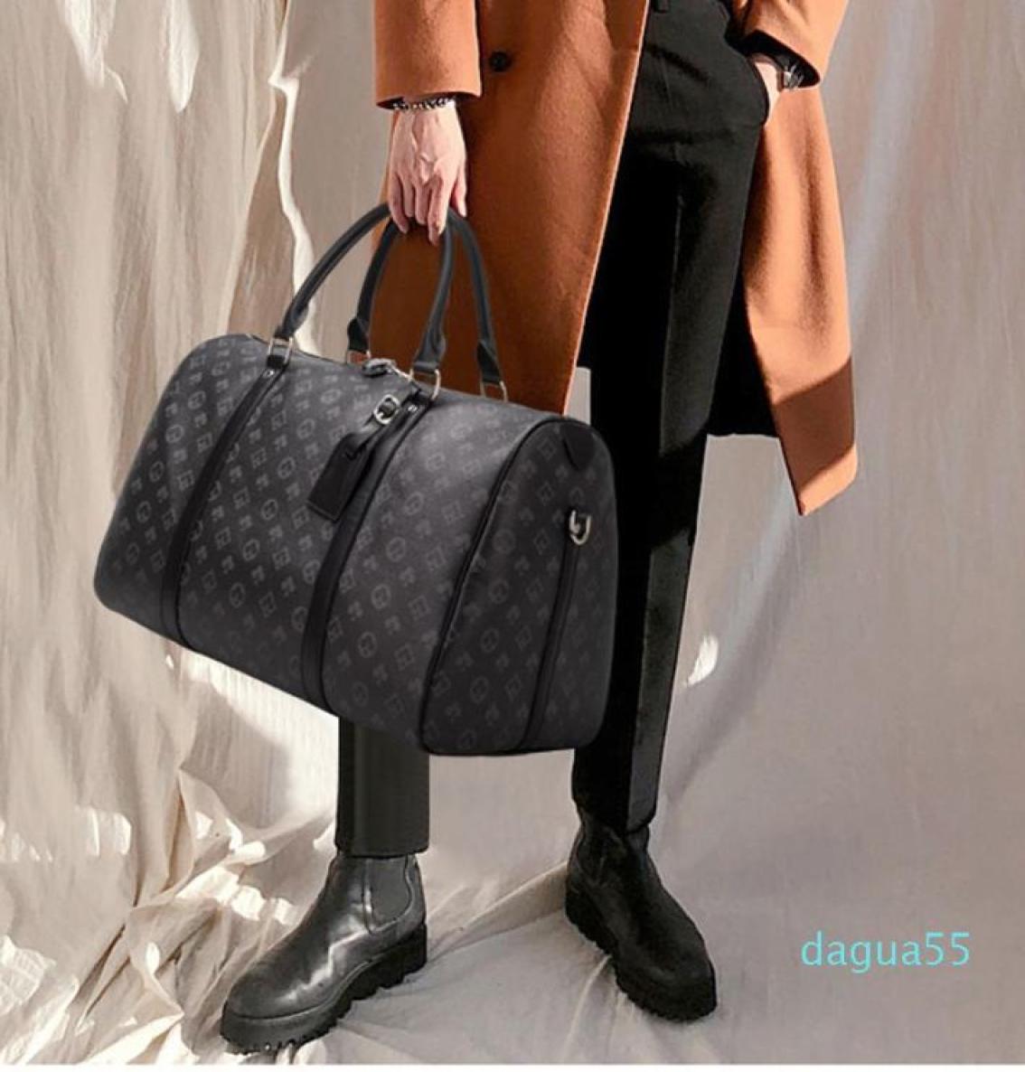 

Men Duffel Bags Fashion Designer Women travel bag Poker black flower luggage high quality handbags large capacity sport A0572872166, Sky blue