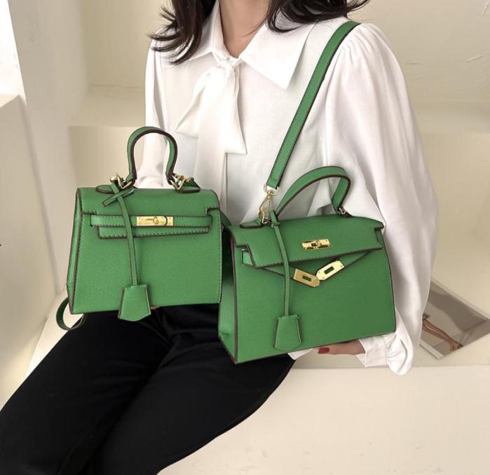 

factory whole women bag elegant atmosphere litchi pattern portable shoulder bags green fashion shoulders handbags Joker leathe5282337