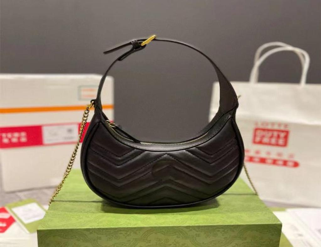 

Evening Bags 2022 TOP High Quality Camera Bag Marmont genuine leather Women Handbag Purse Gilding Letter Shoulder Bag Chain Crossb9182468, Black