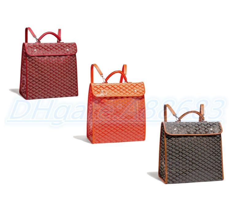 

Luxury backpack womens mens bag Designer bookbag goya leather large hangbag Shoulder Bags6960955, Green