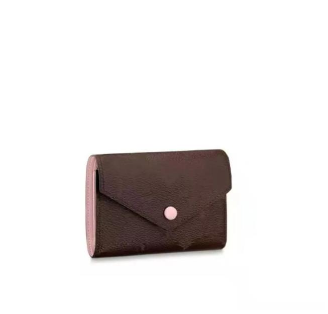 

luxury Saffiano 525 Triangle short wallets cards holder Womens mens Designer with box cardholder smooth Leather coin purses wallet 9 cdadaa, A+