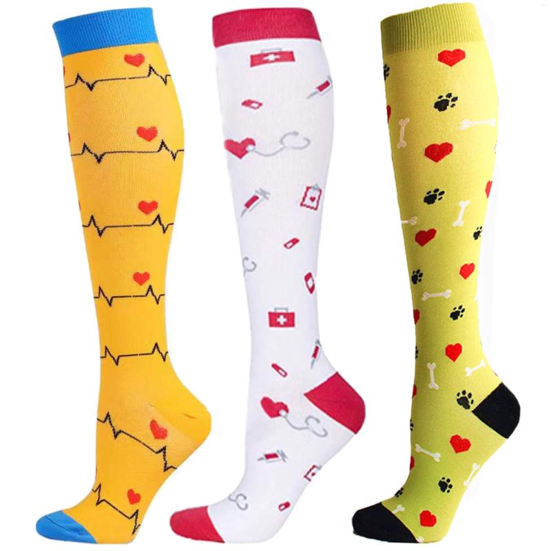 

Sports Socks Compression Graduated Golf Tube Edema Varicose Veins Nursing For Outdoor Running Hiking Cycling, Qys001-63