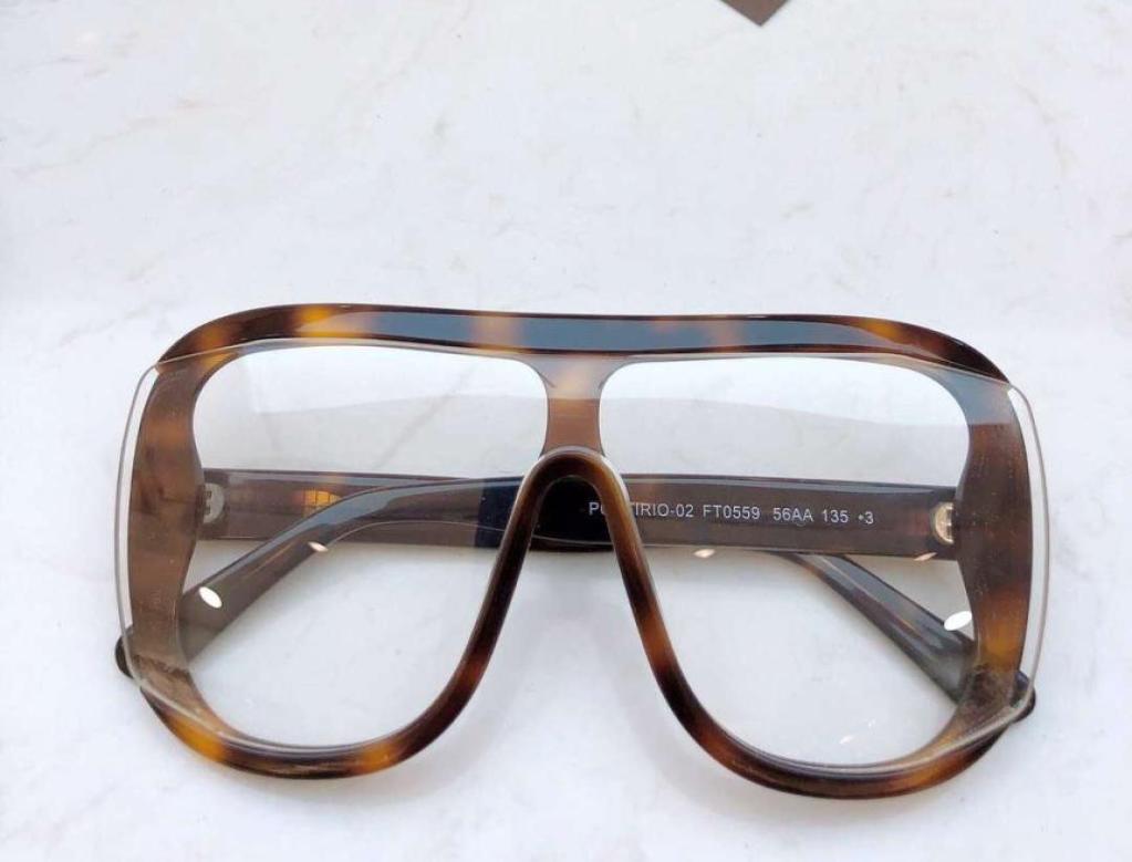 

Porfirio Sunglasses for Men FT0559 Havana Brown Clear Lenses 559 Eyewear MEN SUNGLASSES sun glasses New with box4837622