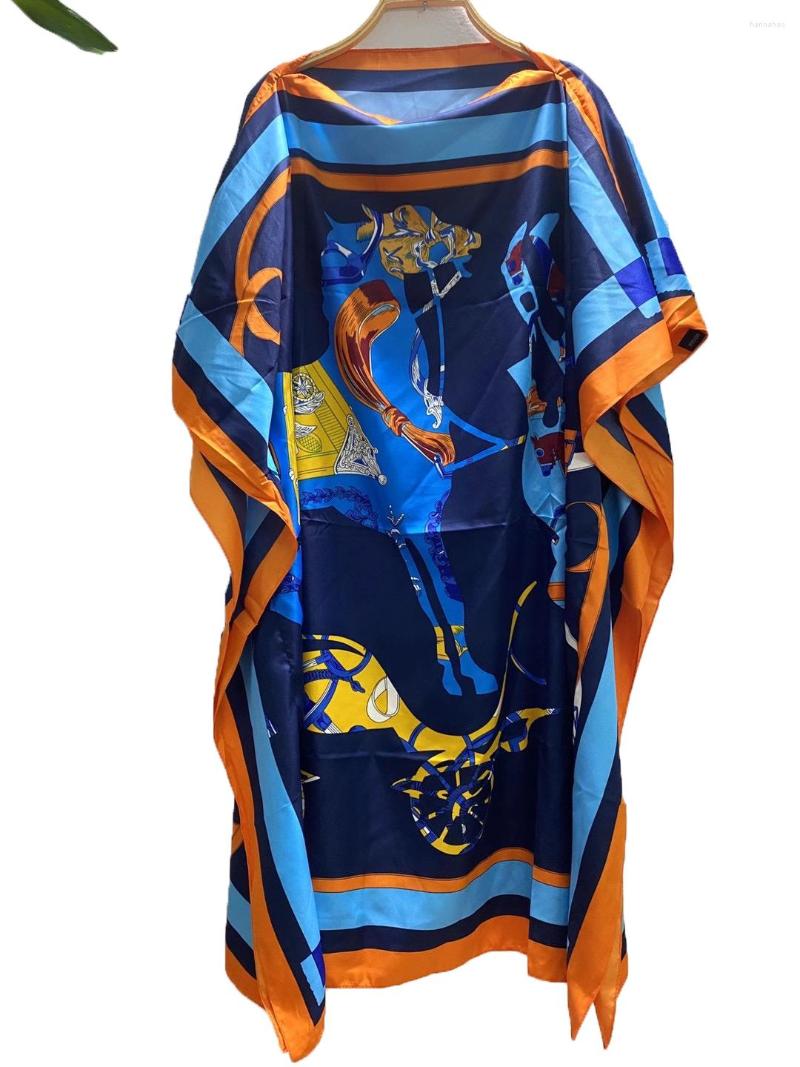 

Ethnic Clothing 2023 Casual Malaysai Traditional Printed Muslim Women Midi Short Dress Loose Batwing Sleeve Kuwait Beach Kaftan