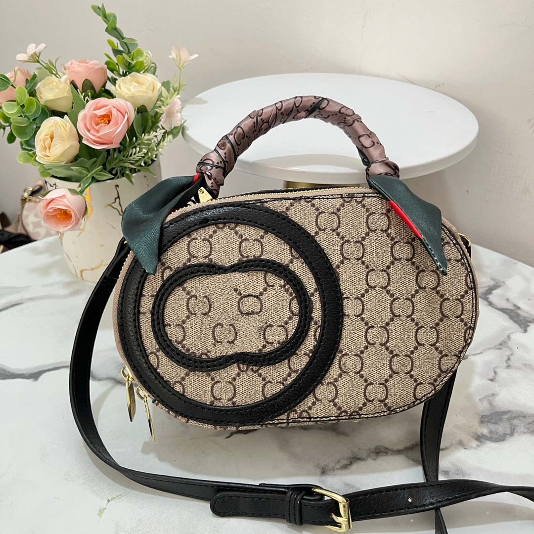 

Fashion new designer shoulder messenger bag printed letters cute mini handbag #9117, Brown