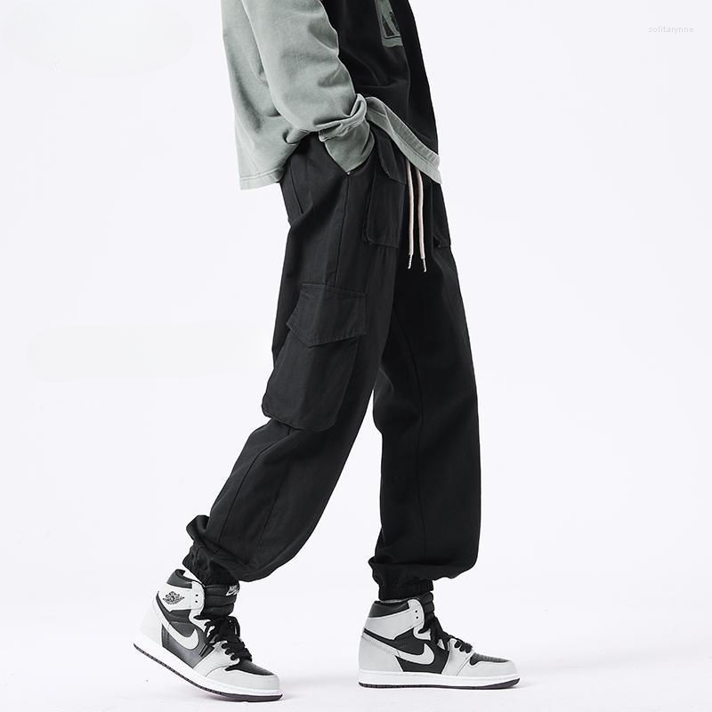 

Men's Pants 2023 Men's Spring Autumn Streetwear Fashion Jogger Trousers Man Loose Casual Sweatpants Men Solid Color Cargo F97, Khaki