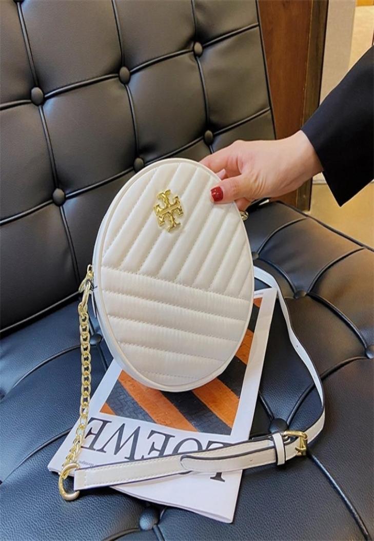 

Handbag spring single women039s texture embroidered thread large capacity small round cake Messenger 55 off factory store9749472, White