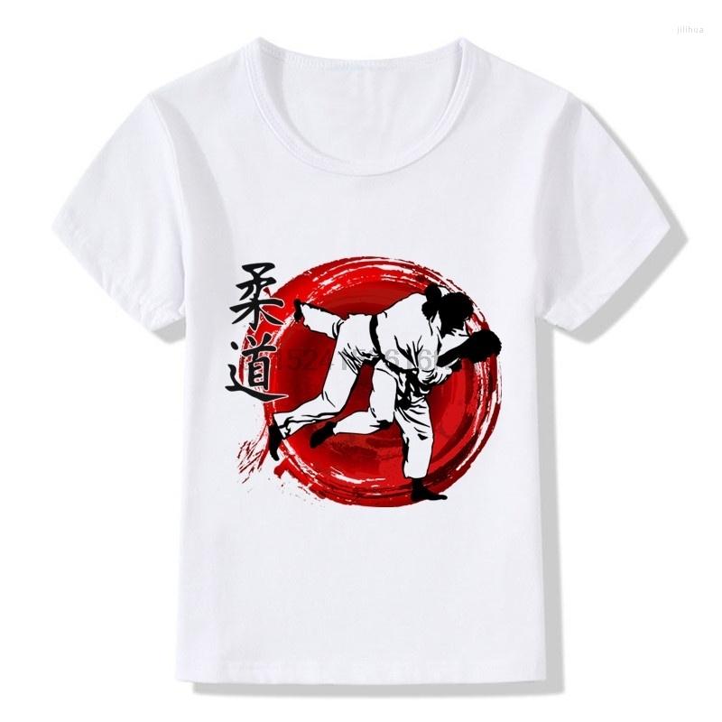 

Men' T Shirts Judo T-shirt Top Cotton Children Shirt Design Printing White Tee, Men-darkpurple