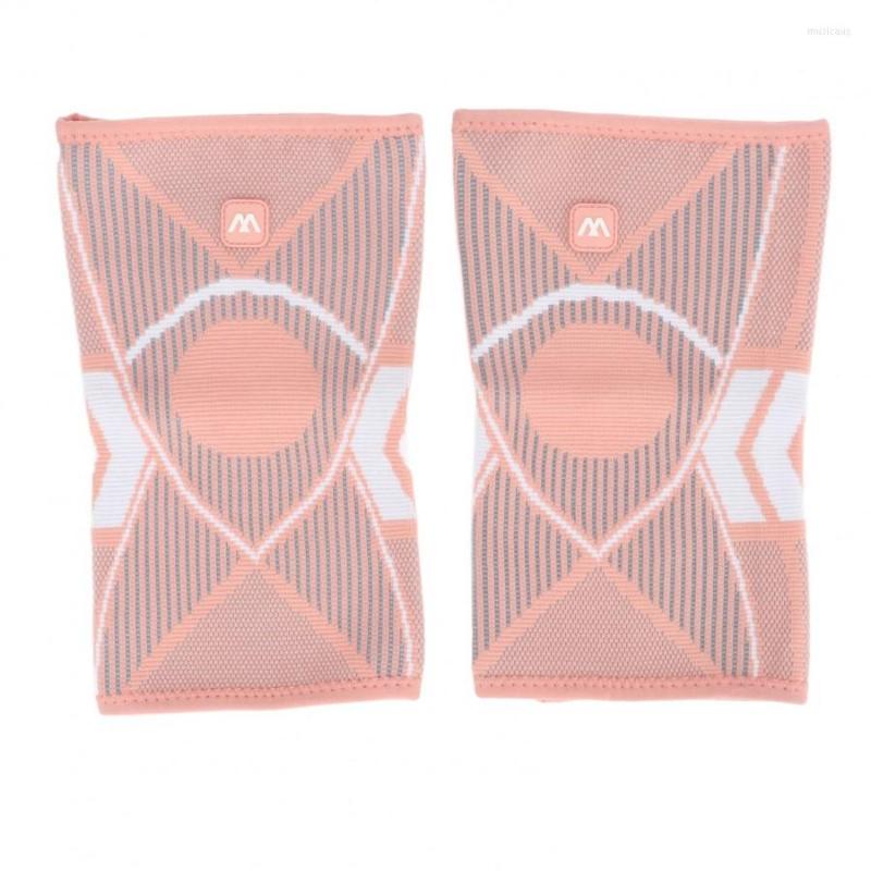

Waist Support Sports Knee Pads Prevention Breathable Exercise Protector Pink For Climbing, Picture shown