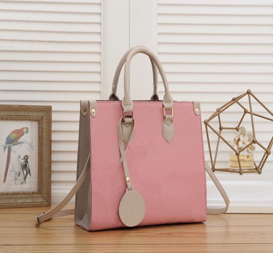 

Fashion classic printed Tote hand bill shoulder bag with huge capacity5107878, Pink