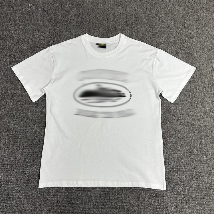 

Mesn t shirt Alcatraz printed high Street Beauty Hip Hop Skateboard Short Sleeves, White mix