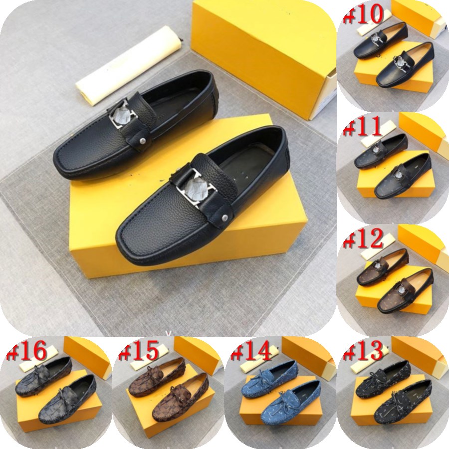 

26Model Summer Designer Men Loafers Genuine Leather Shoes Breathable Driving Shoes Fashion Luxurious Moccasins Green Cow Suede Loafers Offic, #06