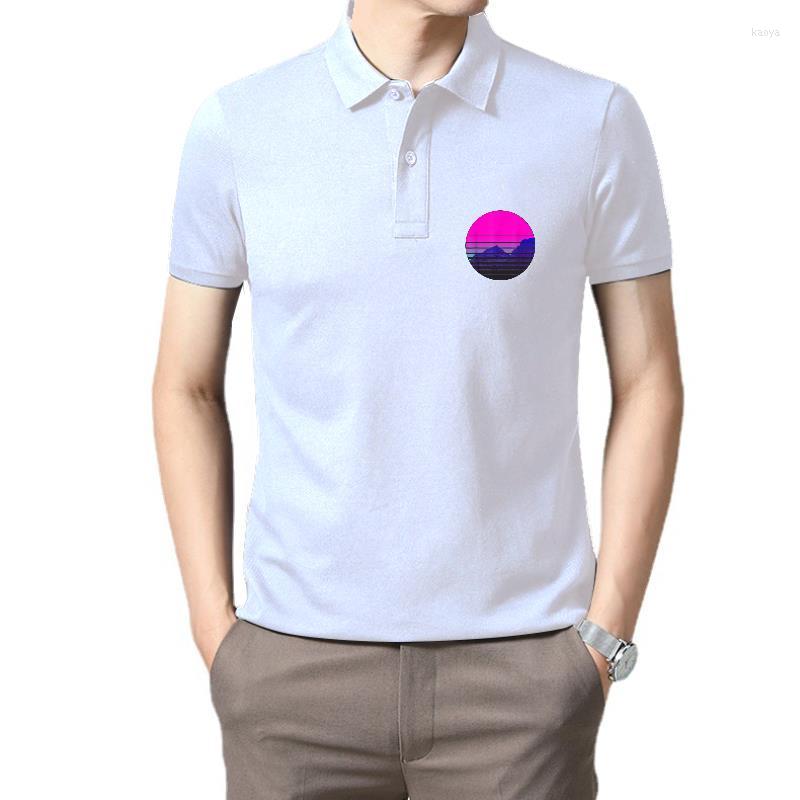 

Men's Polos Vaporwave Aesthetic T-Shirt Sundownsunrise Mountains Scenary Camisas Hombre Tees Funny Normal Cotton Mens T Shirts, Wathet 13