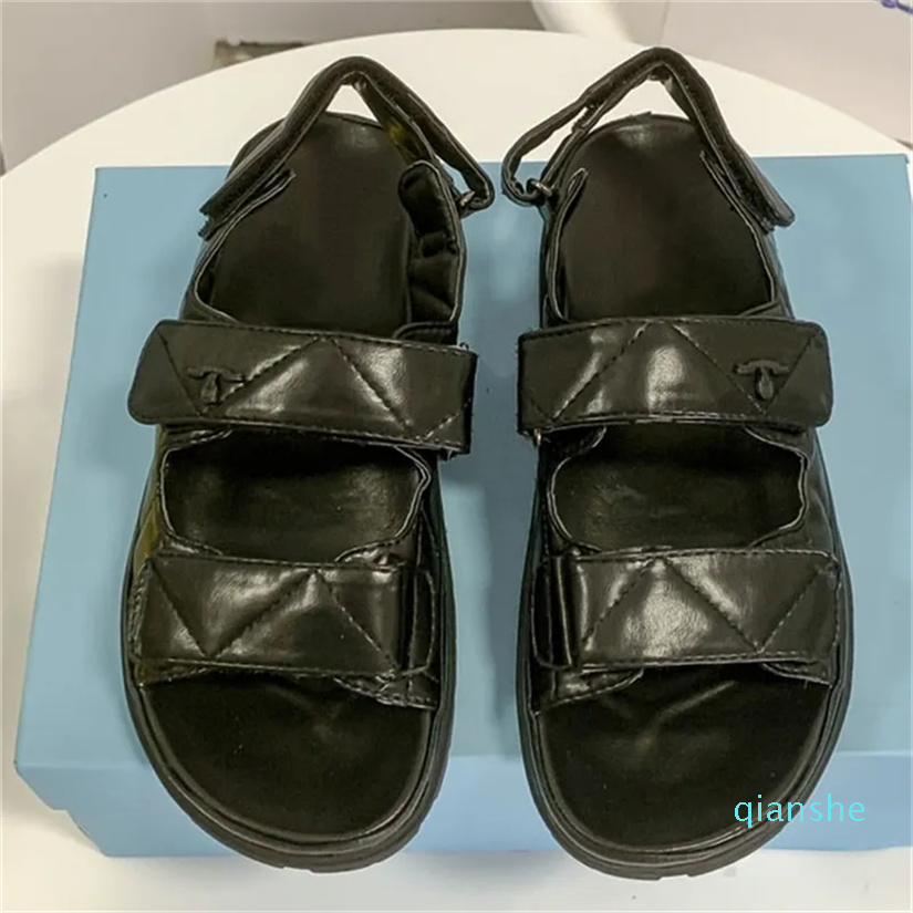 

Flatform Sandal For Women Designer Slippers Outdoor Summer Sport Sandals Flat Slides Woman Slipper, Black