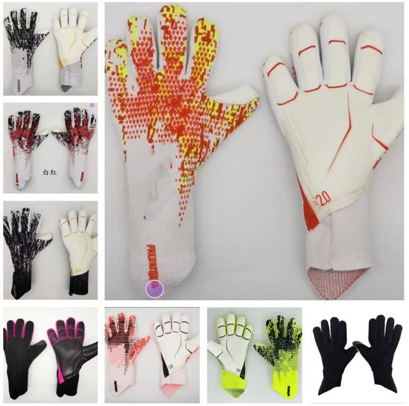 

21 New Falcon Goalkeeper Football Goalkeeper Gloves Professional Children Adult Latex Breathable Durable Without Finger Guard