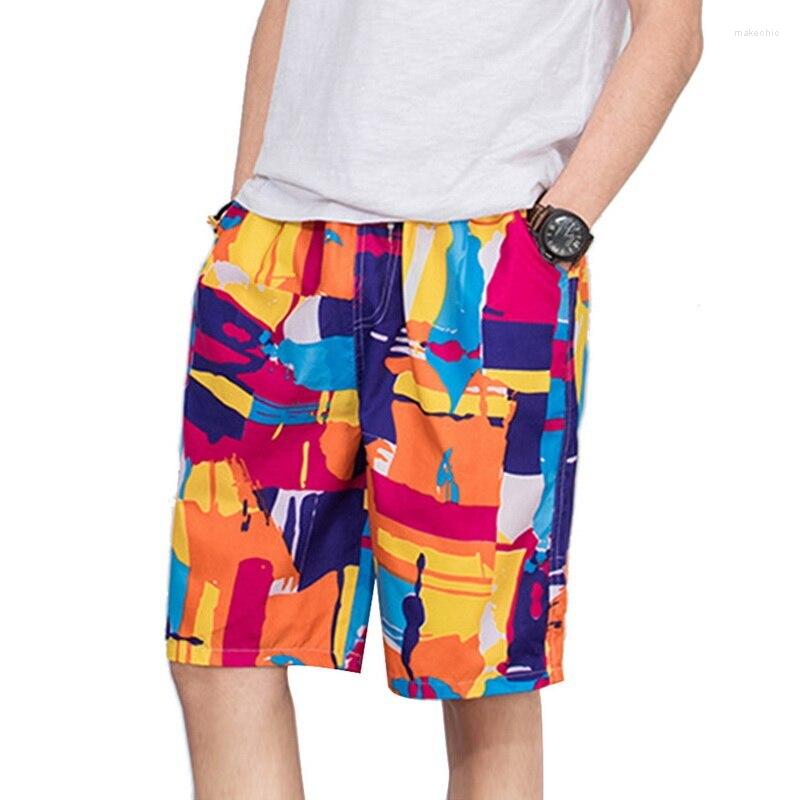 

Men's Shorts Summer Men's Loose Fitting Quick Drying Beach Pants, Black