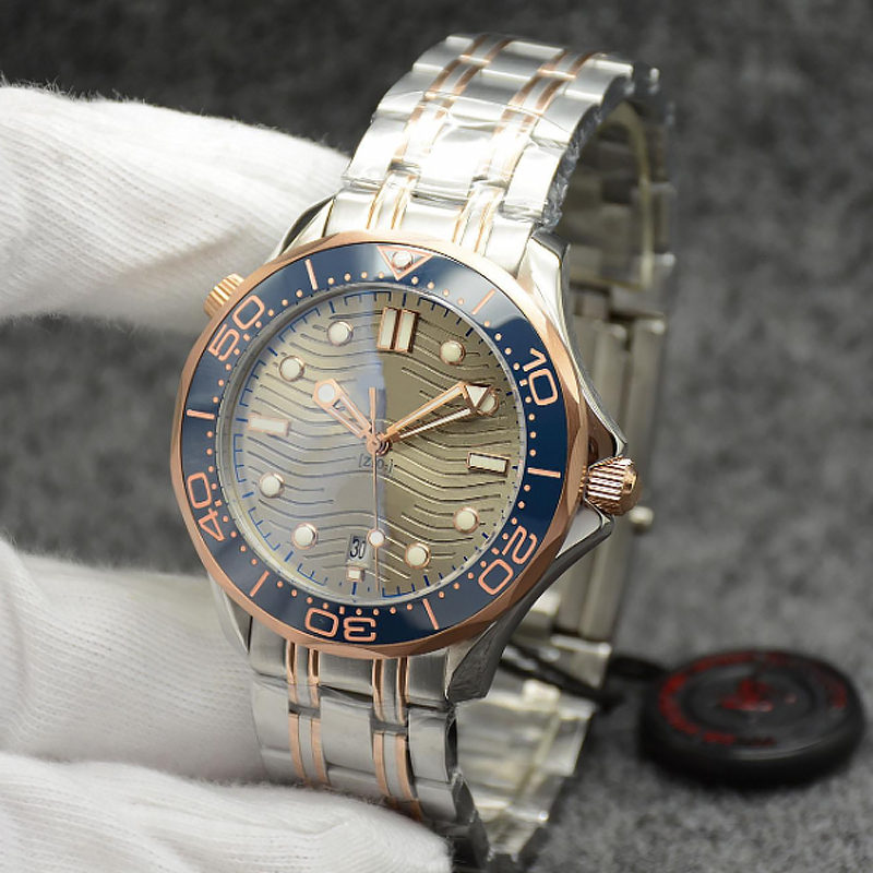 

Designer men watch 41MM Automatic Mechanical Outdoor Mens Watches Watch Black Dial With Stainless Steel Bracelet Rotatable Bezel Transparent Case Back jason 007, 17