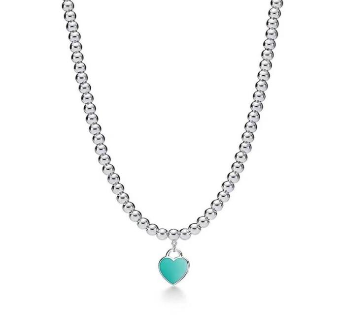 

Classic Designer Women039s Necklace Bracelet Charm Heart Set 18K Gold Girl Christmas Love Gift 316L Stainless Steel Jewelry Sma9611186