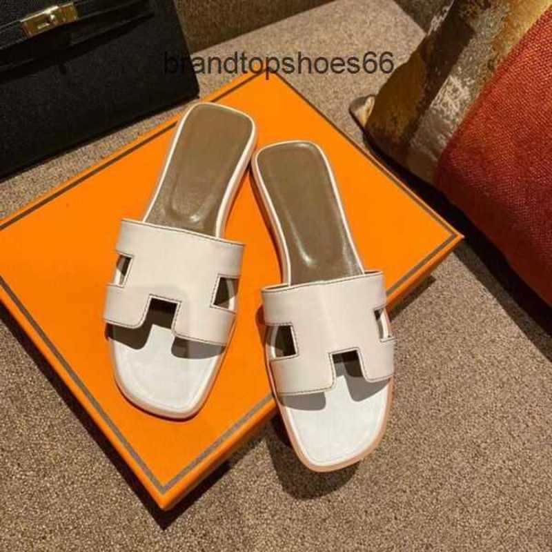 

Women Oran Flops Luxury Flat Girl Beach Designer Slides Sandal Flip Slippers Slide Slipper Shoes 2023 Orange Summer Leather Np4r