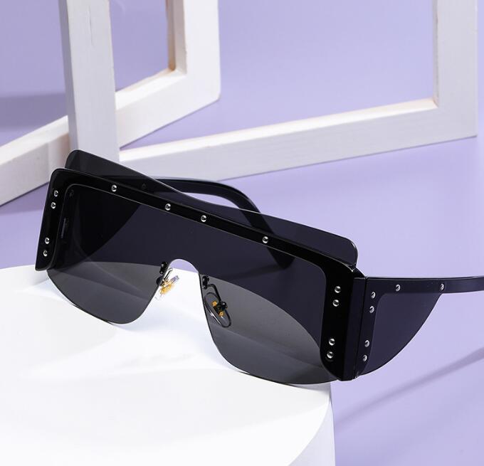 

Rice nail design big frame superclear sunglass travel glasses discoloration lens driving sunglasses fashionable shades eyewear unisex