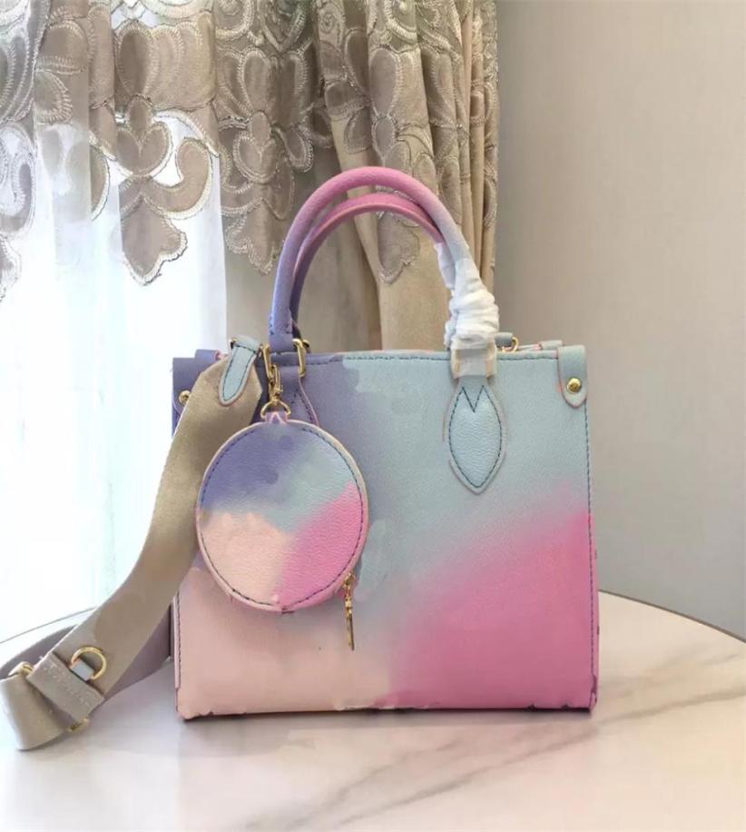

Luxury Double Bread Bag Leather Shopping Designer Bags Mini Handbag Purses Woman Clutch Purse Shoulder Tote Crossbody Handbags Cha8242770, Sky blue