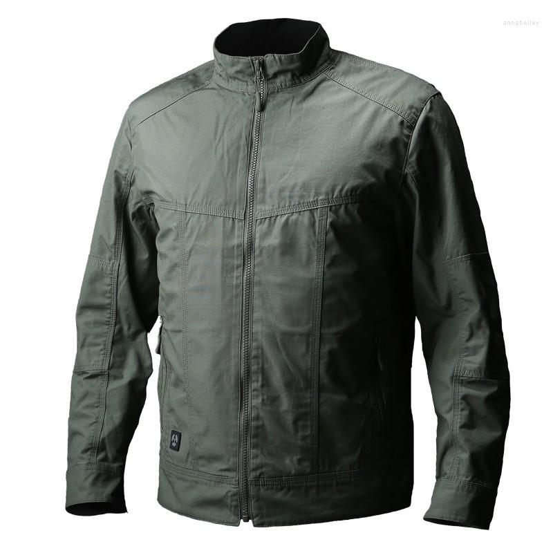 

Men's Jackets Pilot Style Spring Drop Clothes Autumn Tactical Army Bomber Jacket Field Windbreaker Waterproof Men Coat, Khaki