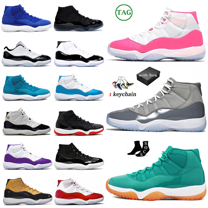 

2023 With Box jumpman 11 dhgate 11s mens basketball shoes j11 cherry 11s Women cool grey 11 Pink White Jade Blue Dolphins jordens high trainers sneakers euro 36-47, T44 low cement grey 40-47