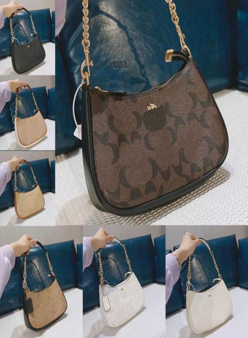 

Evening Bags Totes CObag Single Shoulder Tote Bag Women Zipper Underarm Bag Designer Bags Leather Handbags Classic C pattern Shopp9997691, Black
